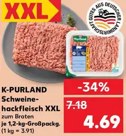 Kaufland K-PURLAND Schweinehackfleisch XXL Angebot