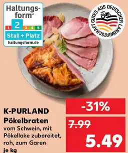 Kaufland K-PURLAND Pökelbraten Angebot