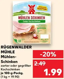 Kaufland RÜGENWALDER MÜHLE Mühlen Schinken Angebot