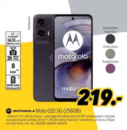 MEDIMAX Motorola smartphone moto g55 5g (256gb) Angebot