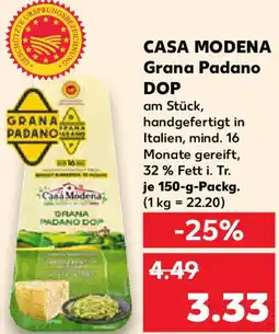 Kaufland CASA MODENA Grana Padano DOP Angebot