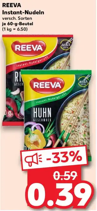 Kaufland REEVA Instant-Nudeln Angebot