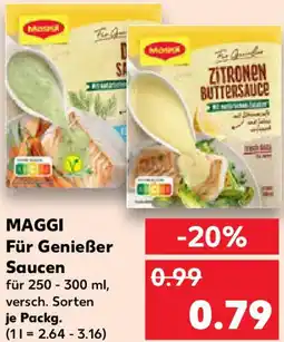 Kaufland MAGGI Für Genießer Saucen Angebot