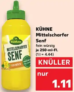 Kaufland KÜHNE Mittelscharfer Senf Angebot