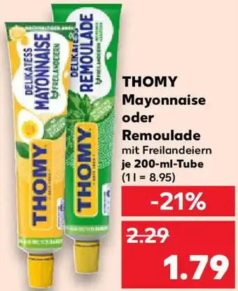 Kaufland THOMY Mayonnaise oder Remoulade Angebot