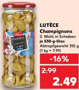 Kaufland LUTÈCE Champignons Angebot