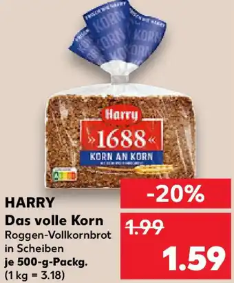 Kaufland HARRY Das volle Korn Angebot