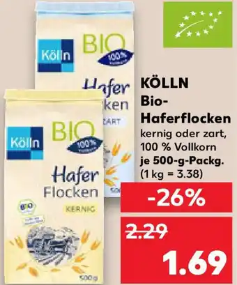 Kaufland Kölln Bio Haferflocken Angebot