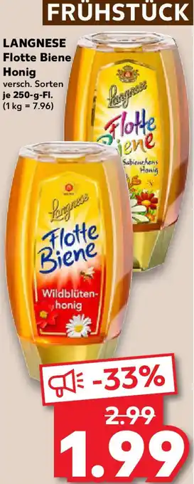 Kaufland LANGNESE Flotte Biene Honig Angebot