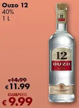 Travel Free Ouzo 12 Angebot