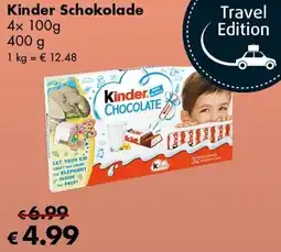 Travel Free Kinder Schokolade Angebot