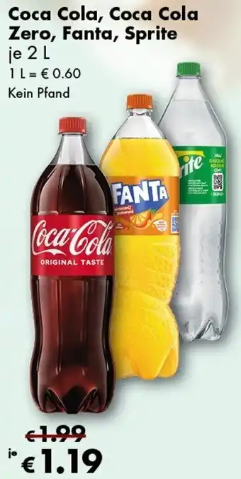 Travel Free Coca Cola, Coca Cola Zero, Fanta, Sprite Angebot