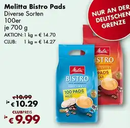 Travel Free Melitta Bistro Pads Angebot