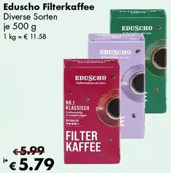 Travel Free Eduscho Filterkaffee Angebot