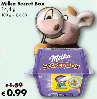 Travel Free Milka Secret Box Angebot