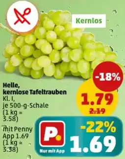 PENNY Helle, kernlose Tafeltrauben Angebot