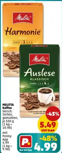 PENNY MELITTA Kaffee Angebot