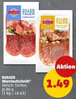 PENNY BERGER Wurstaufschnitt Angebot