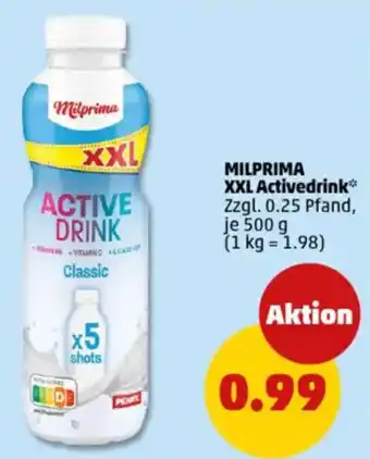 PENNY MILPRIMA XXL Activedrink Angebot