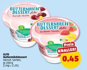 PENNY ELITE Buttermilchdessert Angebot