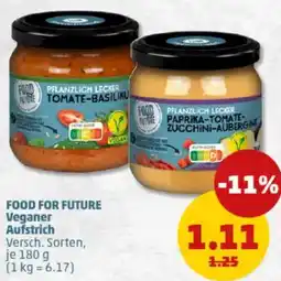 PENNY FOOD FOR FUTURE Veganer Aufstrich Angebot