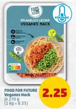 PENNY FOOD FOR FUTURE Veganes Hack Angebot