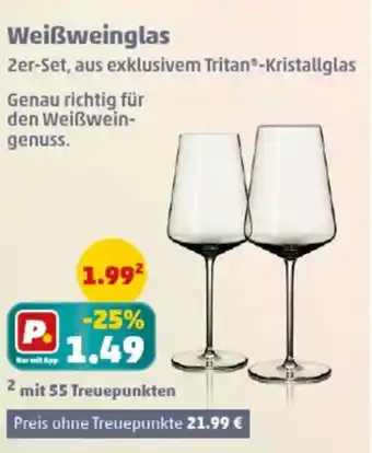 PENNY Weißweinglas Angebot