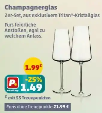 PENNY Champagnerglas Angebot