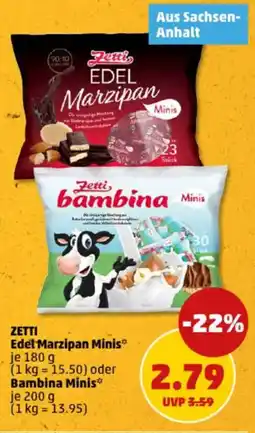 PENNY ZETTI Edet Marzipan Minis oder Bambina Minis Angebot