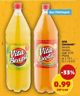 PENNY VITA Limonade Angebot