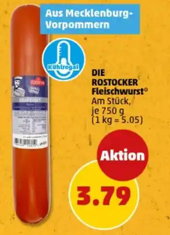 PENNY DIE ROSTOCKER Fleischwurst Angebot