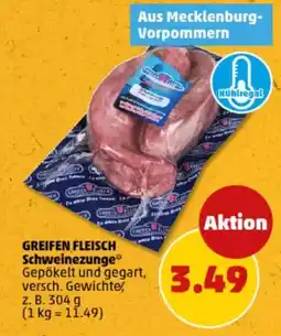 PENNY GREIFEN FLEISCH Schweinezunge Angebot