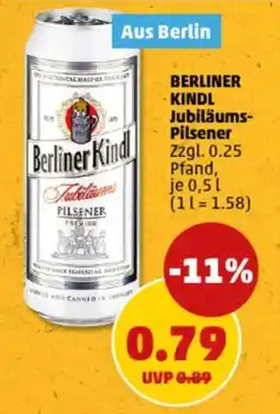 PENNY BERLINER KINDL Jubiläums- Pilsener Angebot