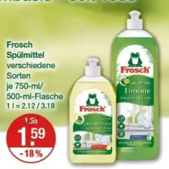 V Markt Frosch Spülmittel Angebot