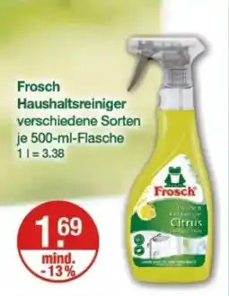 V Markt Frosch Haushaltsreiniger Angebot