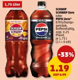 PENNY SCHWIP SCHWAP Zero oder PEPSI Zero Angebot