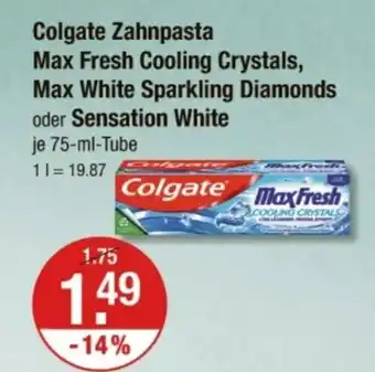 V Markt Colgate Zahnpasta Angebot