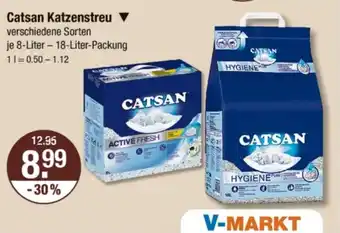 V Markt Catsan Katzenstreu Angebot