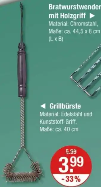 V Markt Grillbürste Angebot