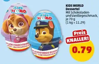 PENNY KIDS WORLD Dessertei Angebot