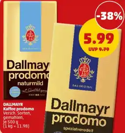 PENNY DALLMAYR Kaffee prodomo Angebot