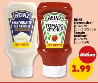 PENNY HEINZ Mayonnaise oder Tomato Ketchup Angebot