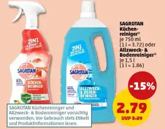 PENNY SAGROTAN Küchenreiniger oder Allzweck- & Bodenreiniger Angebot