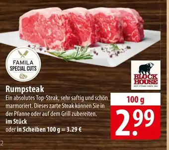 Famila Nord Ost FAMILA SPECIAL CUTS Rumpsteak Angebot