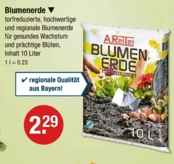 V Markt A.Reiler Blumenerde Angebot