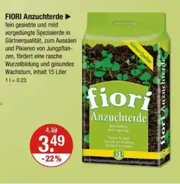 V Markt FIORI Anzuchterde Angebot