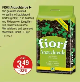 V Markt FIORI Anzuchterde Angebot