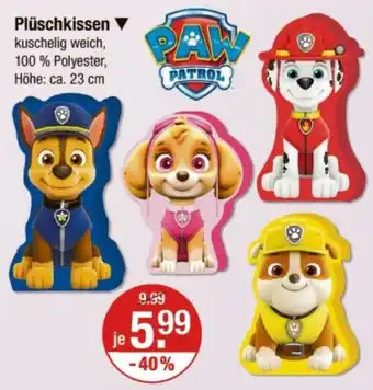 V Markt Plüschkissen Angebot