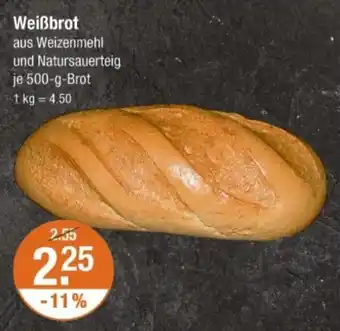 V Markt Weißbrot Angebot