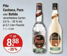 V Markt Pitu Cachaca, Puro oder Batida Angebot